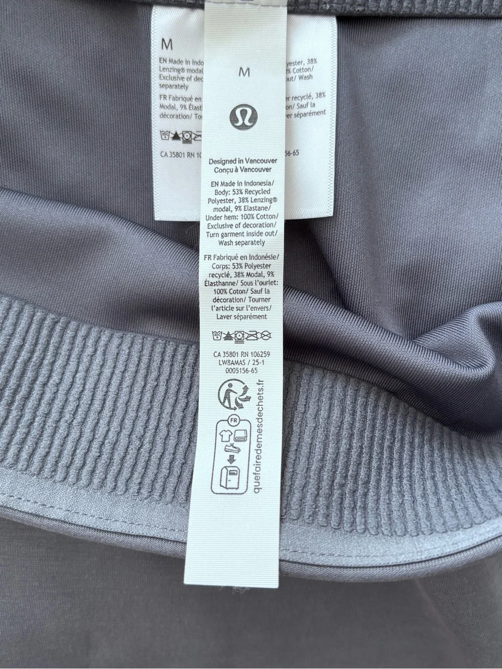 Lululemon Women's High-Rise Mini Skirt in Gray Size Medium